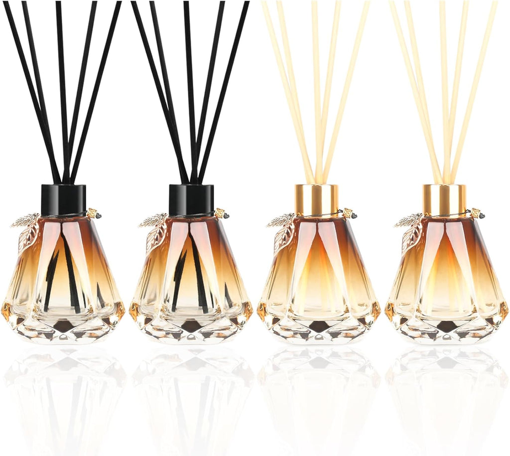 RJ's Naturals Home Reed Diffuser - 1.7oz & 3.4oz, 4 Scents