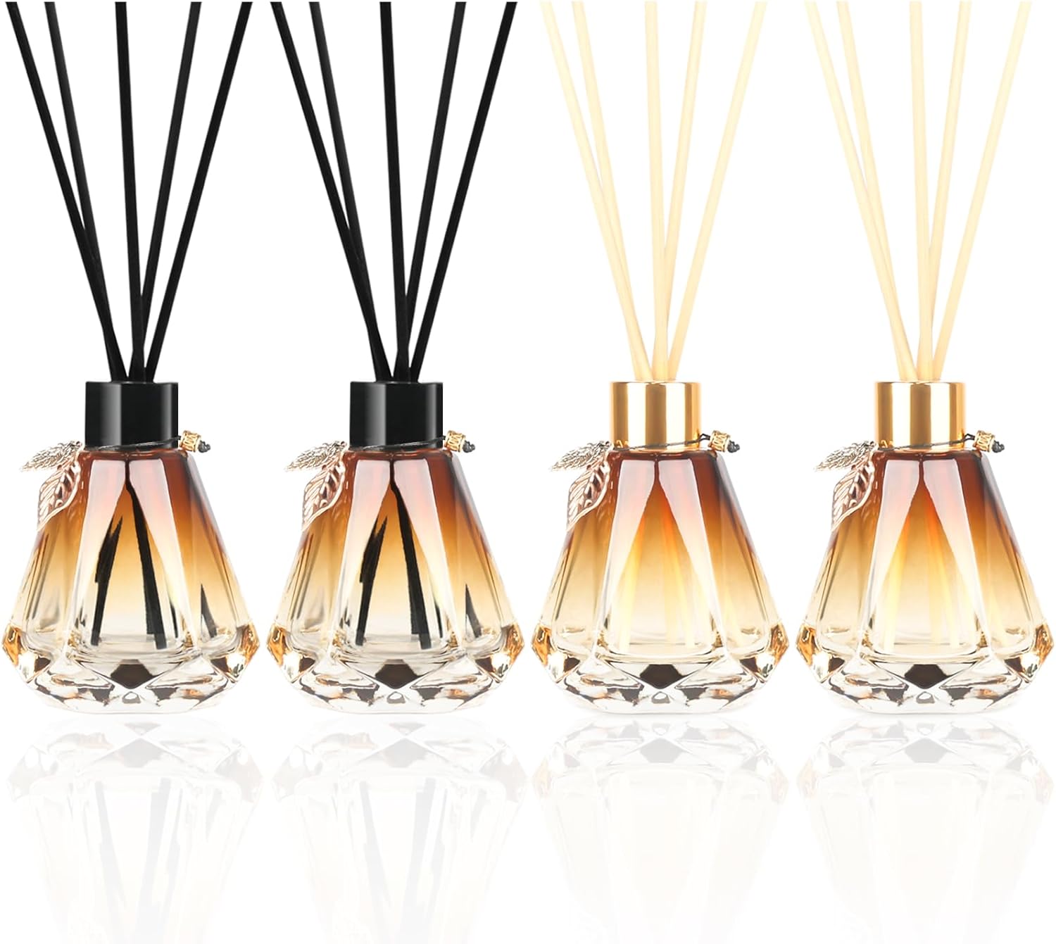 RJ's Naturals Home Reed Diffuser - 1.7oz & 3.4oz, 4 Scents