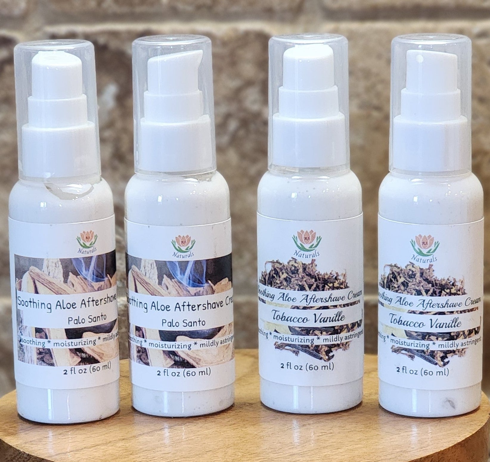 RJ's Naturals Element 6 After Shave Cream - Botanical Blend, 4 Scents