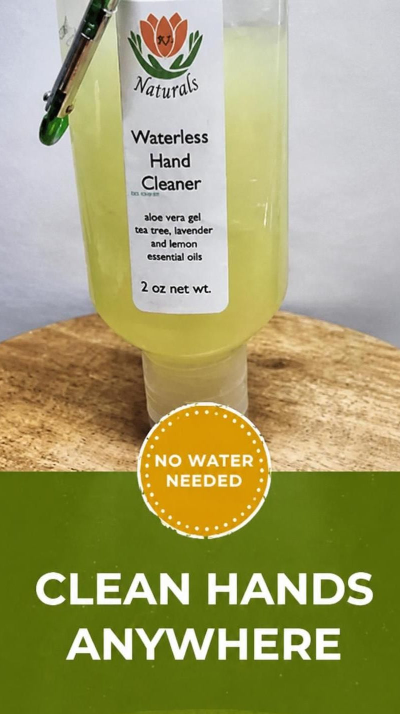 RJ's Naturals Botanical Hand Cleansing Gel - Trail-Ready, Natural Formula