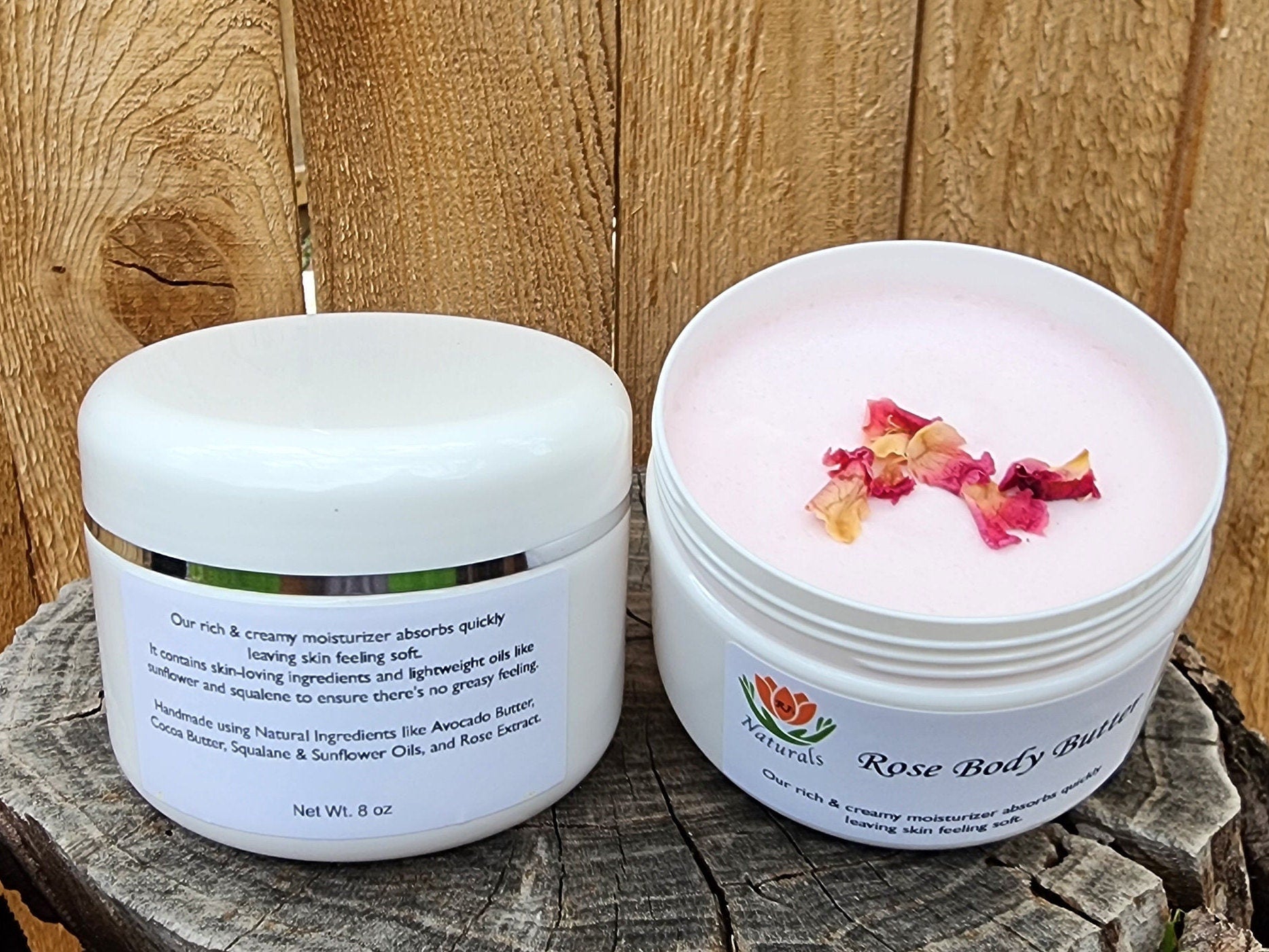 RJ's Naturals Rose & Squalane Moisture Barrier Cream - Pink Pedals & Lavender