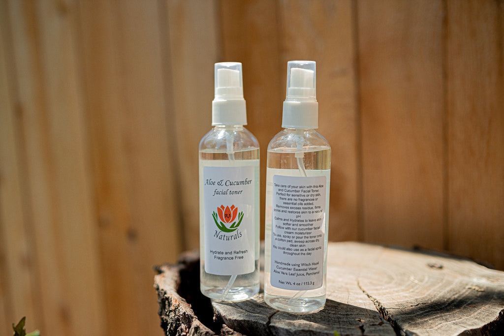 RJ's Naturals Aloe & Cucumber Hydrating Facial Toner - Botanical Mist