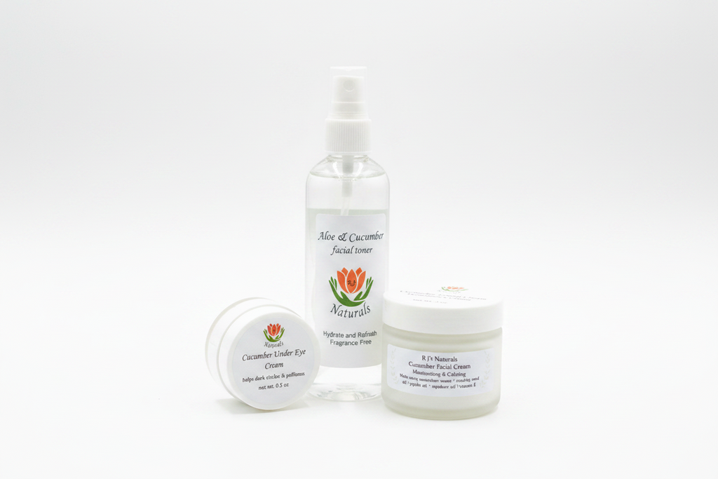 RJ's Naturals Cucumber Daily Facial Skincare Set