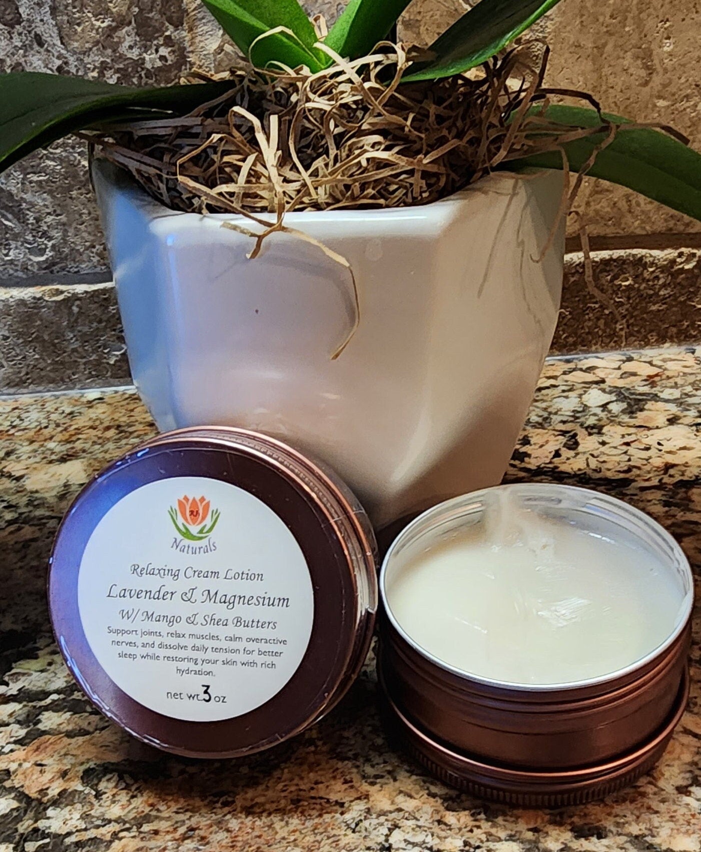 RJ's Naturals Magnesium Body Cream - Lavender, Unscented & Relax and Refresh