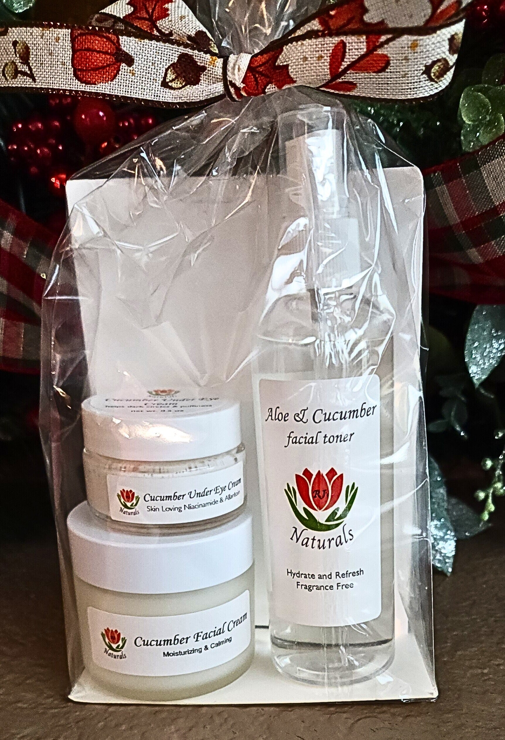 RJ's Naturals Cucumber Daily Facial Skincare Set
