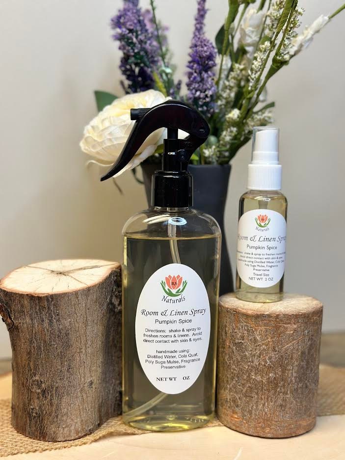 RJ's Naturals Breathe Easy Aromatic Room & Linen Spray - 2oz & 8oz, 4 Scents