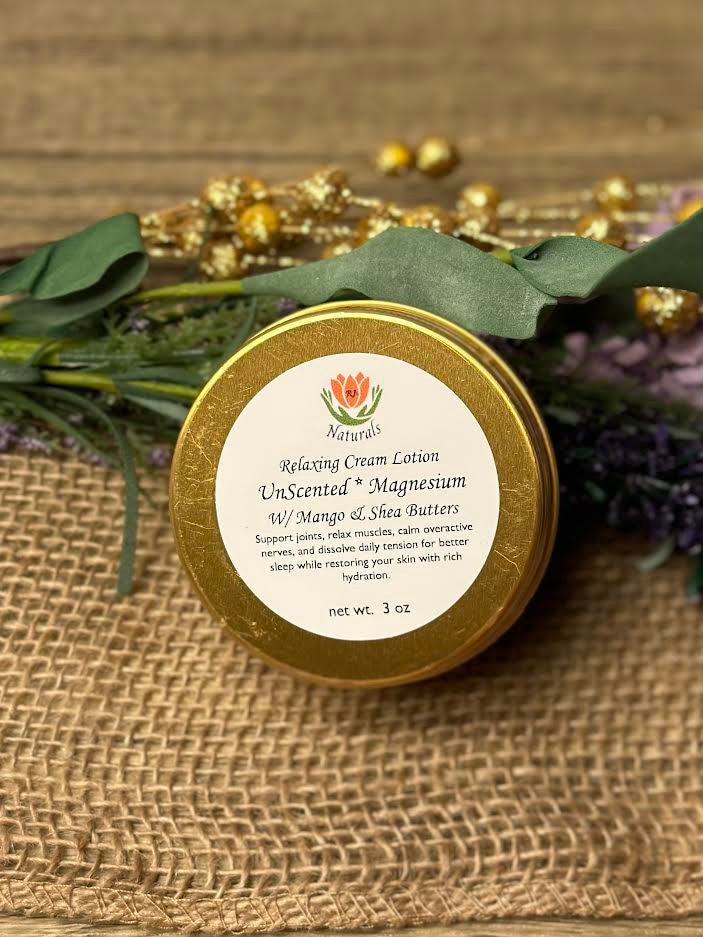 RJ's Naturals Magnesium Body Cream - Lavender, Unscented & Relax and Refresh