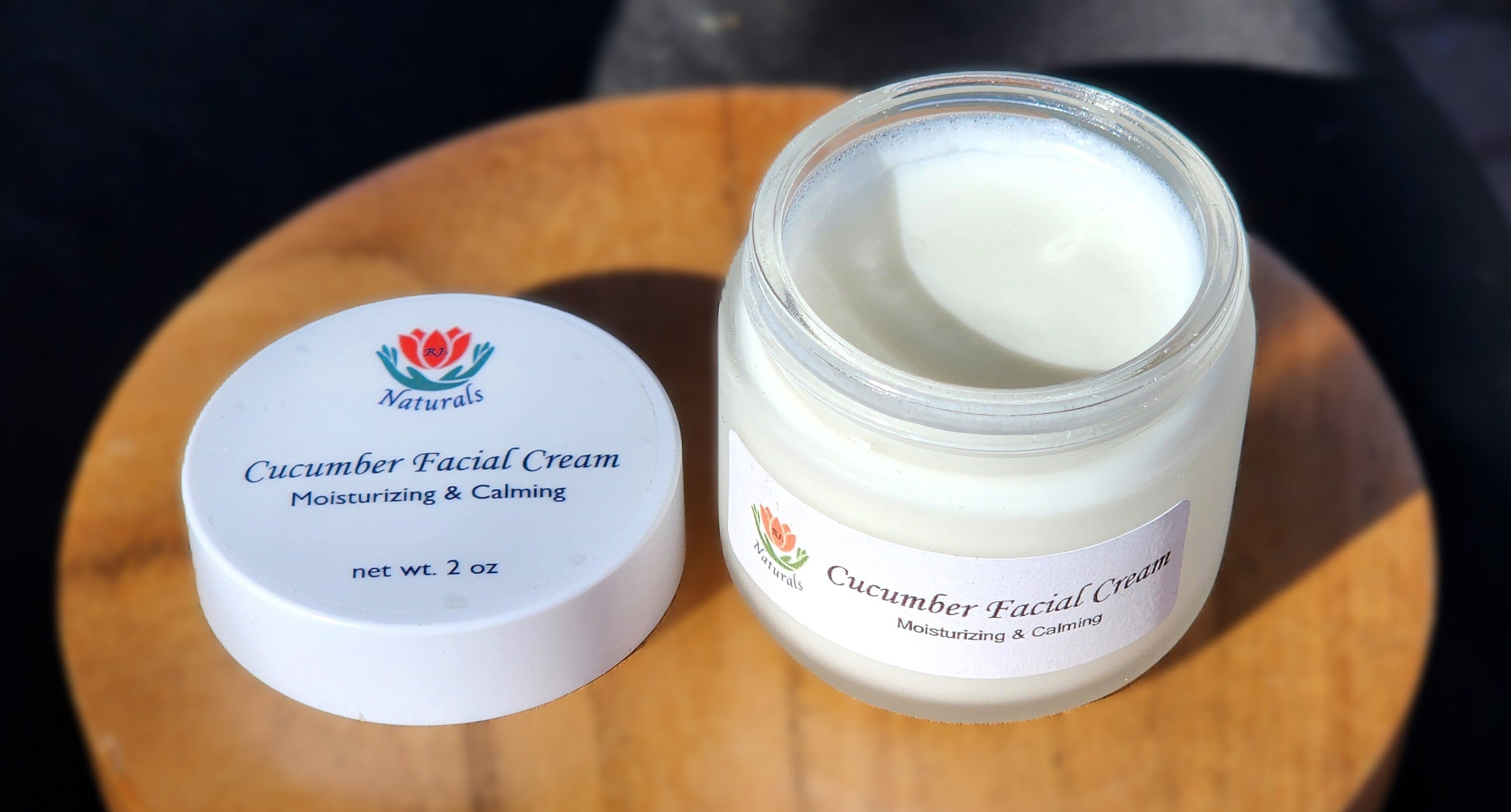RJ's Naturals Cucumber & Rosehip Deep Hydrating Facial Cream - Botanical