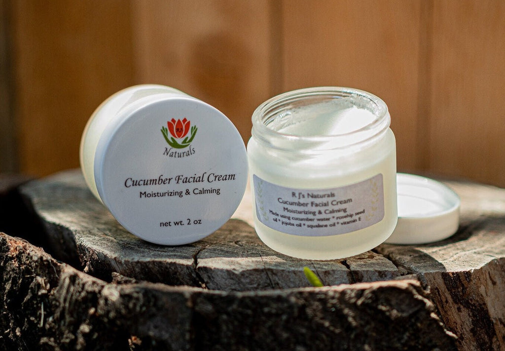 RJ's Naturals Cucumber & Rosehip Deep Hydrating Facial Cream - Botanical
