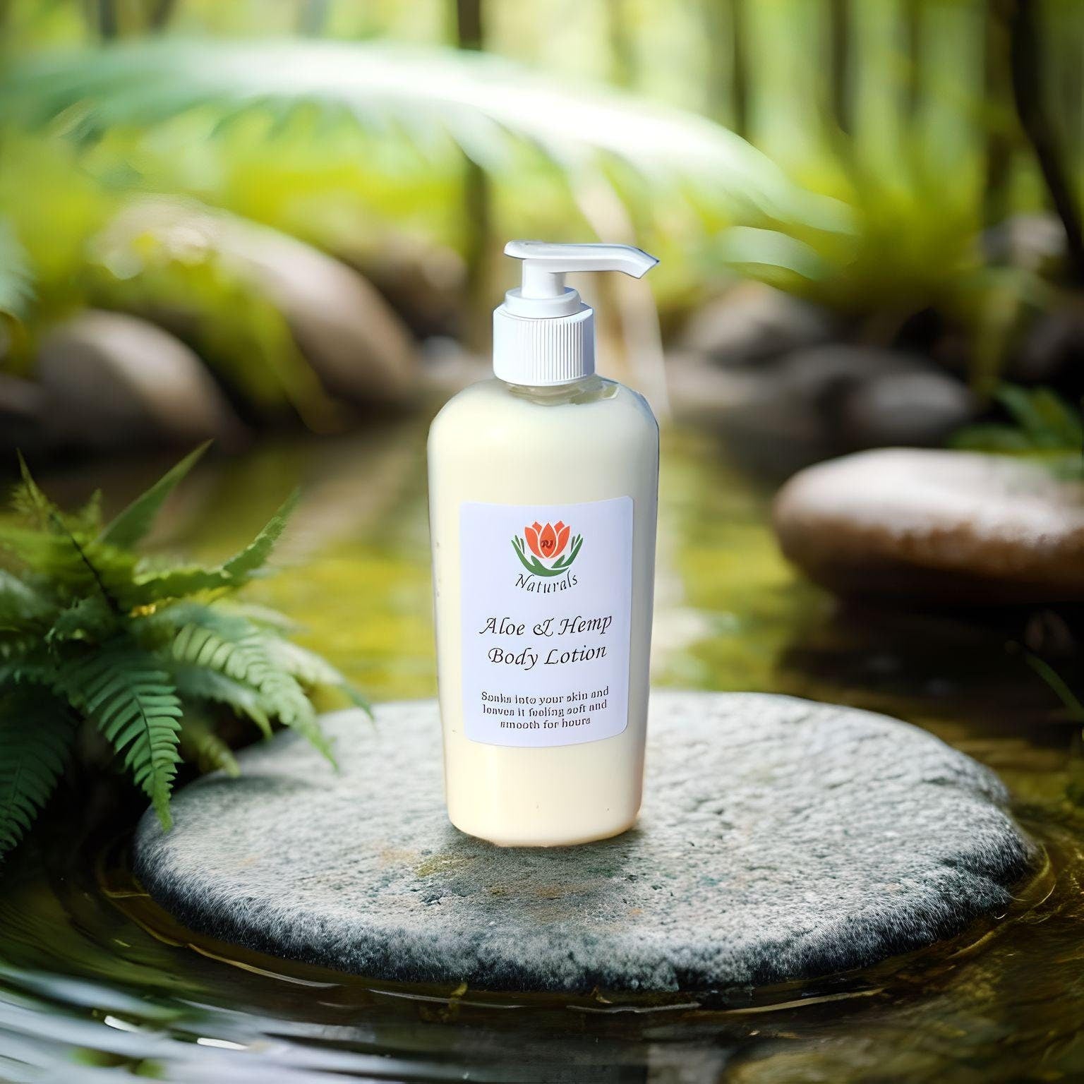 RJ's Naturals Skin Love Aloe & Hemp Daily Body Lotion - 2oz, 4oz, 8oz
