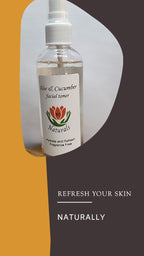 RJ's Naturals Aloe & Cucumber Hydrating Facial Toner - Botanical Mist