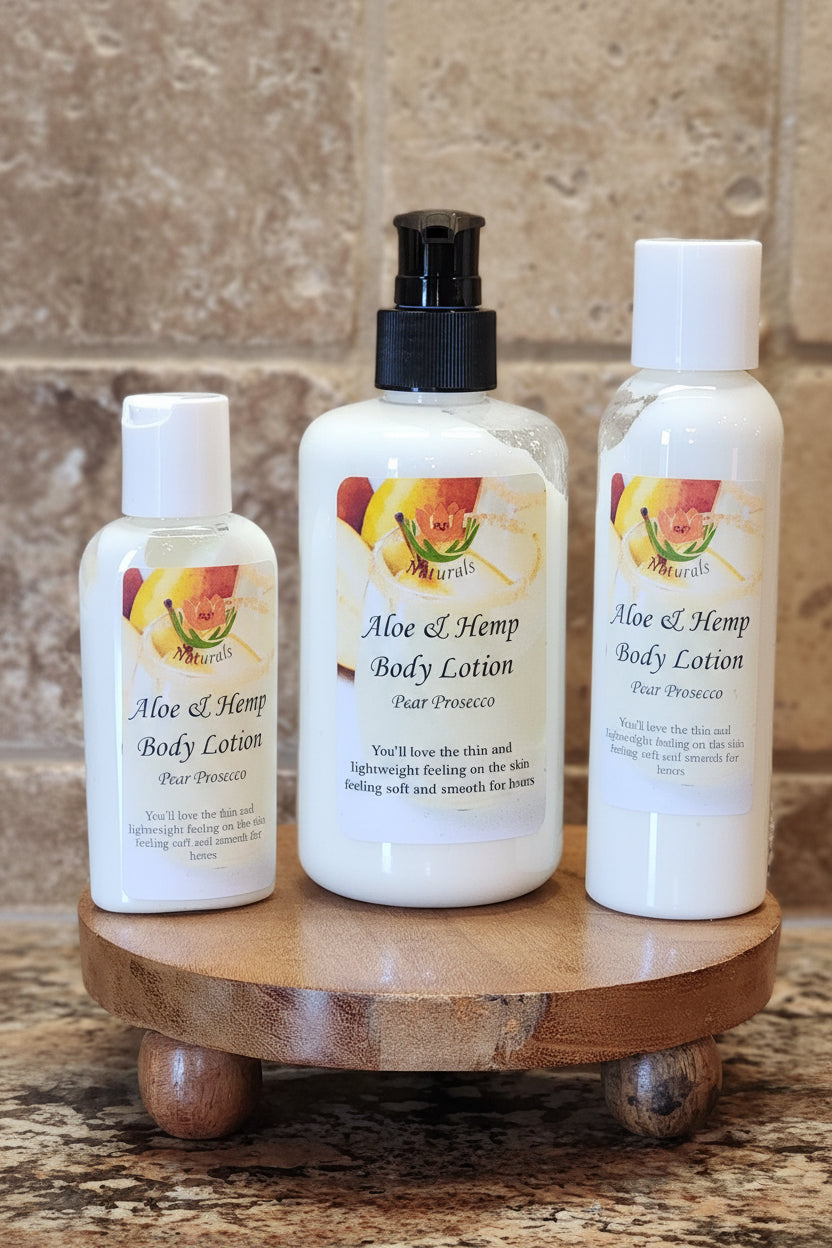 RJ's Naturals Skin Love Aloe & Hemp Daily Body Lotion - 2oz, 4oz, 8oz