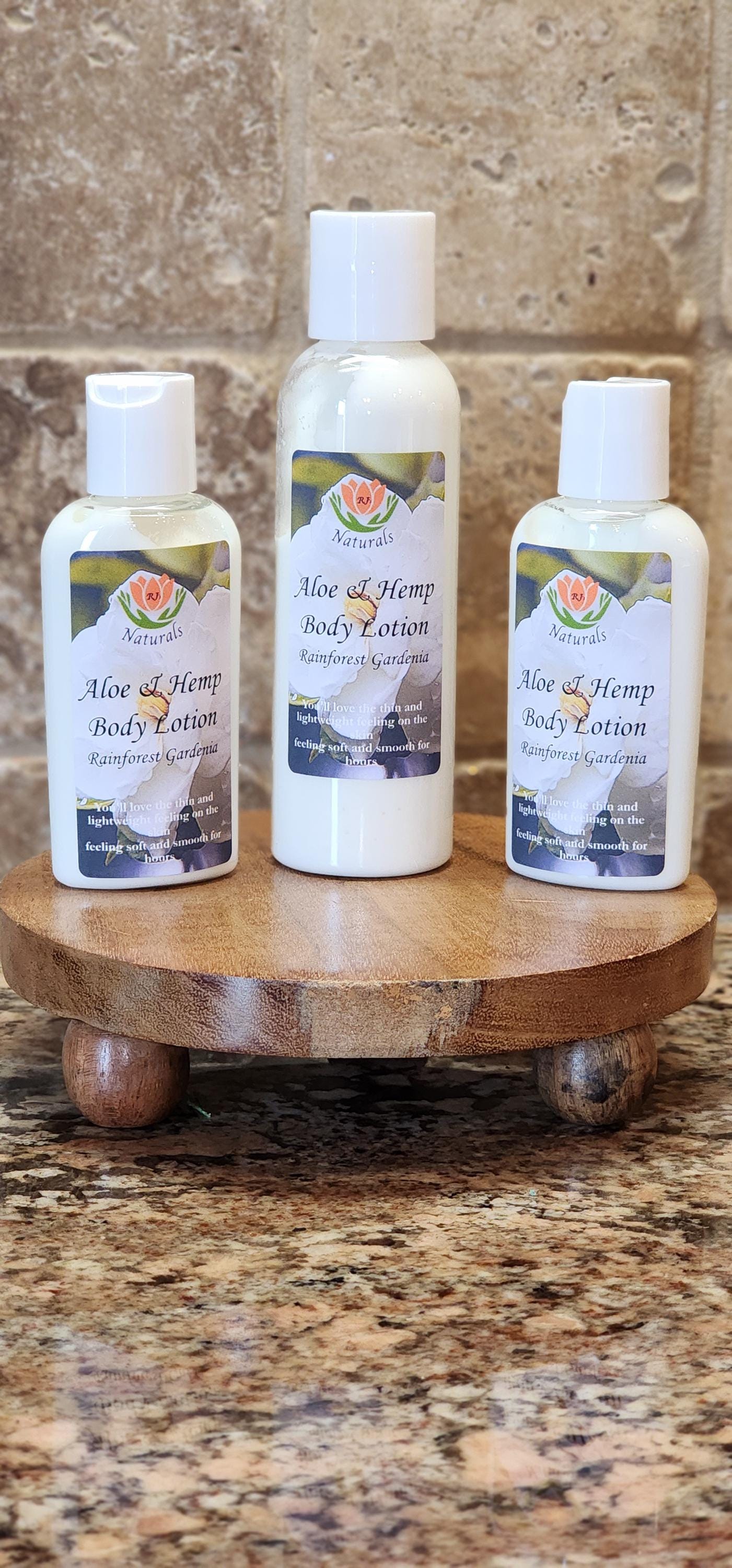 RJ's Naturals Skin Love Aloe & Hemp Daily Body Lotion - 2oz, 4oz, 8oz