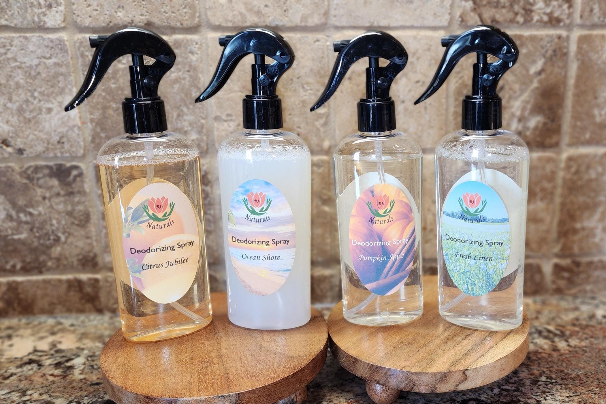 RJ's Naturals Breathe Easy Aromatic Room & Linen Spray - 2oz & 8oz, 4 Scents