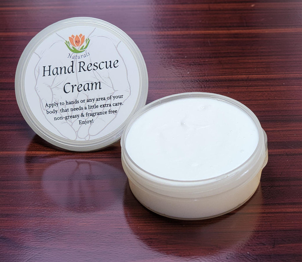 RJ's Naturals Unscented Intense Hand Cream - Ceramides & Colloidal Oatmeal