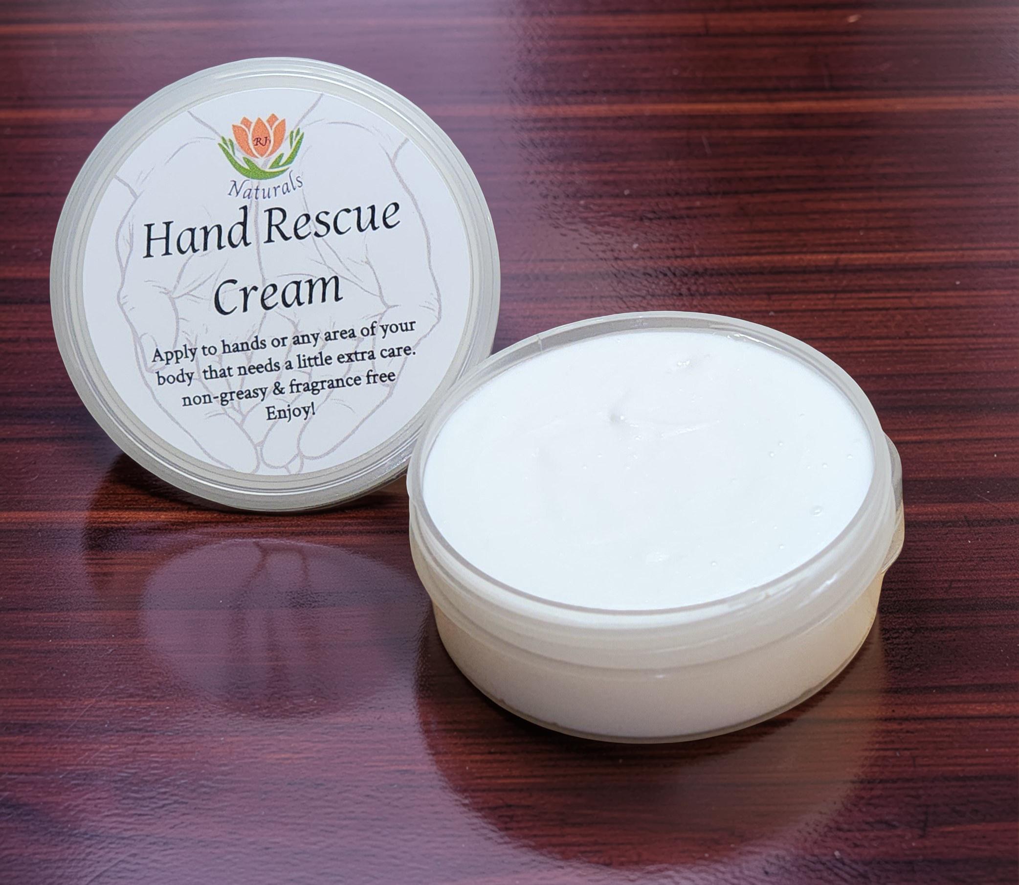 RJ's Naturals Unscented Intense Hand Cream - Ceramides & Colloidal Oatmeal
