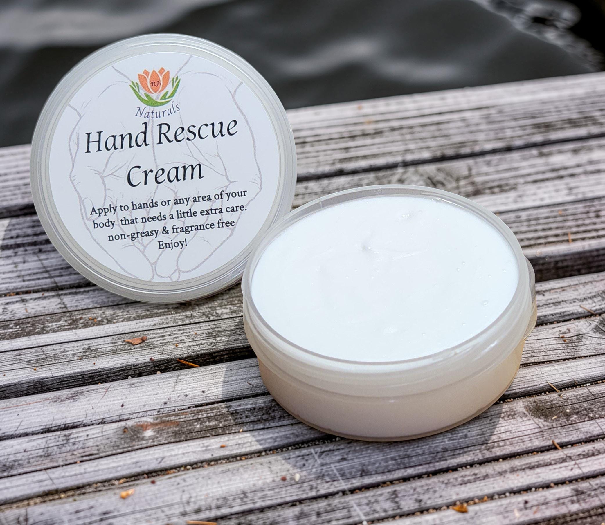 RJ's Naturals Unscented Intense Hand Cream - Ceramides & Colloidal Oatmeal
