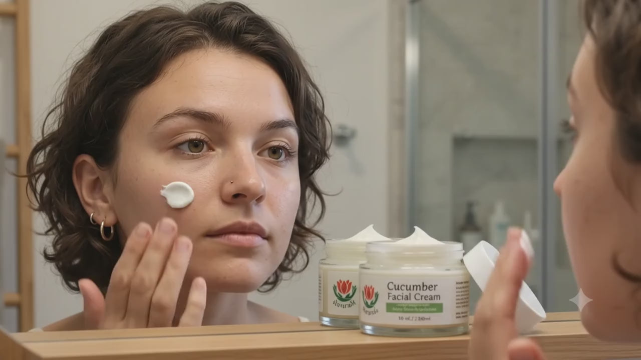 RJ's Naturals Cucumber & Rosehip Deep Hydrating Facial Cream - Botanical